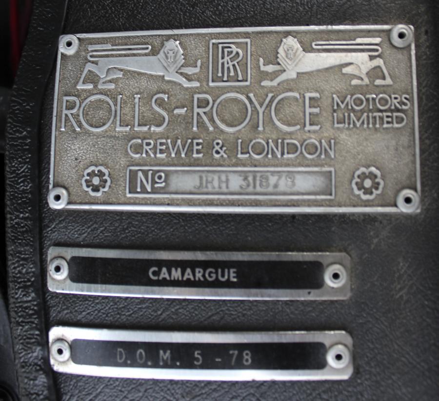  Rolls-Royce Camargue Drophead Conversion (JRH 31878) 1978 года  (фото 18 из 21)